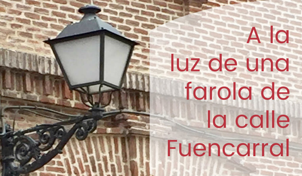 farola con texto